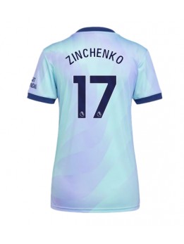 Arsenal Oleksandr Zinchenko #17 Ausweichtrikot für Frauen 2024-25 Kurzarm